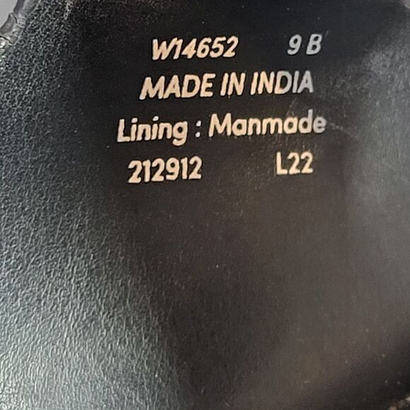 Cole Haan Women's Black Wedge Open Toe Sandals - Picture 5 of 10